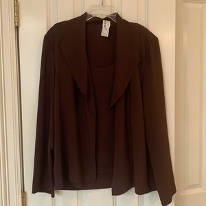 Mack and Mack brown jacket and shell